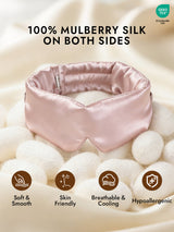 [Light Pink] SilkSilky-AU Sleep Mask 002