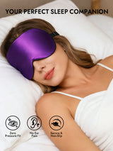 [Purple] SilkSilky-AU Sleep Mask 005