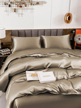 [Khaki] SilkSilky-AU 19Momme Bedding Set 005