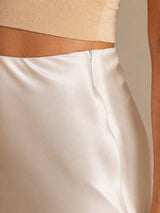 [Beige] SilkSilky-AU Skirt 004