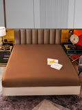 SilkSilky AU 22Momme Pure Silk Sheet Coffee 001