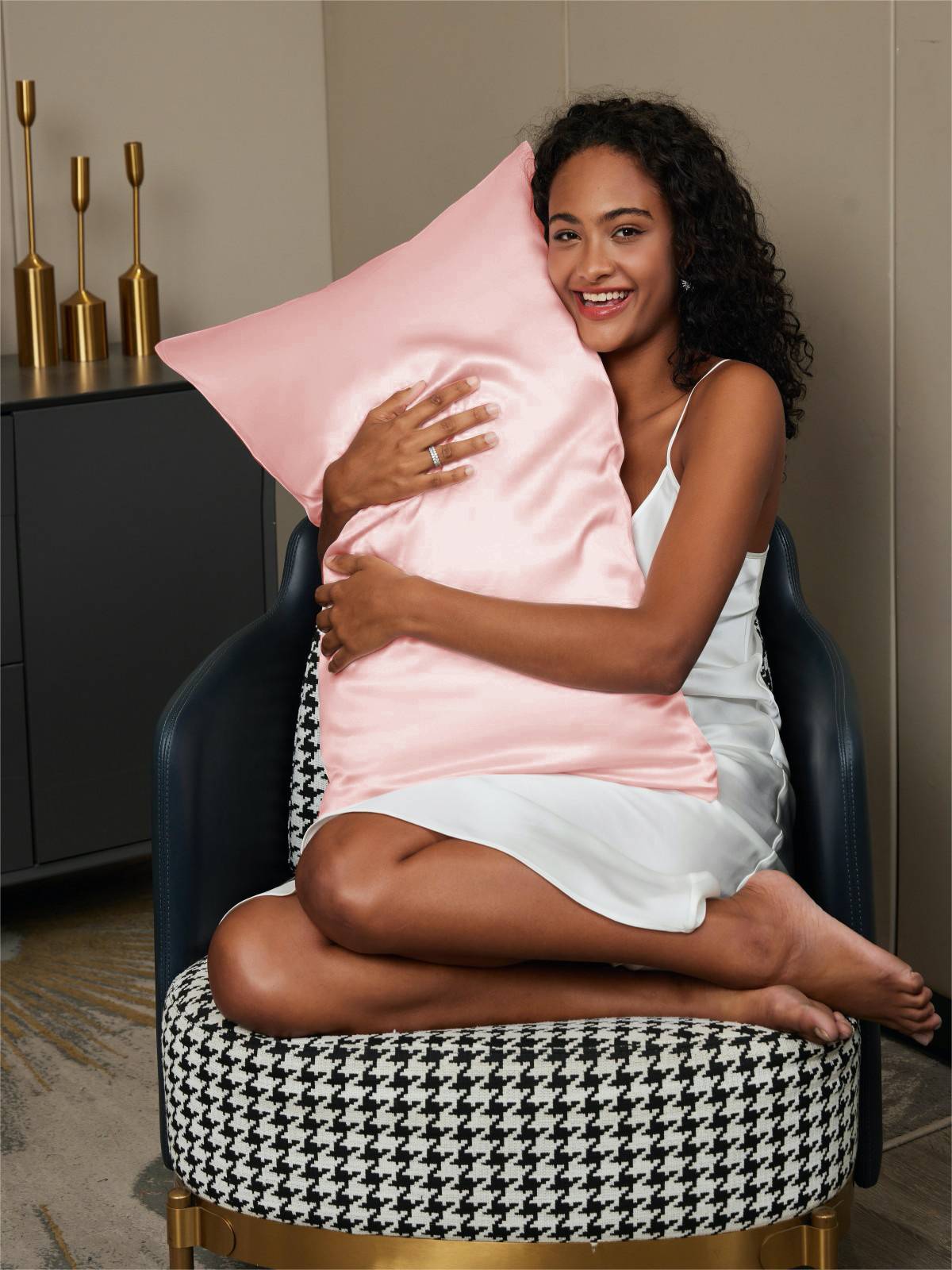 [Pink] SilkSilky-AU 22Momme Pure Silk Pillowcase 002