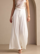 [White] SilkSilky-AU Women's Pants 007