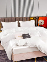 [White] SilkSilky-AU 22Momme Bedding Set 005