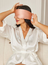 [Pink] SilkSilky-AU Sleep Mask 002