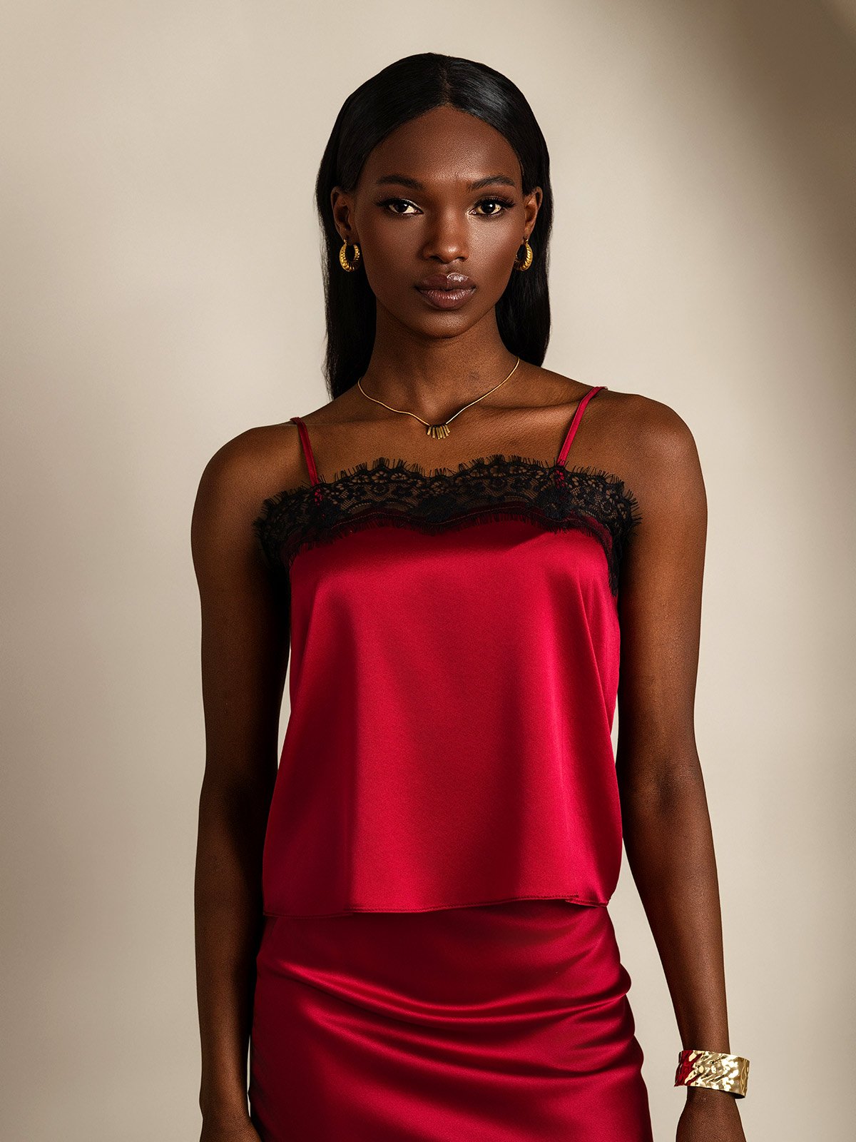 SilkSilky-AU 19Momme Silk Camisoles Wine 003