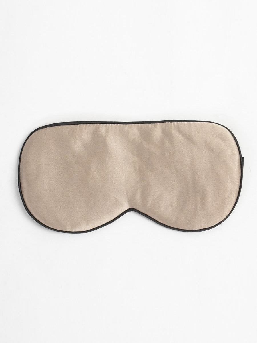 Pure Silk Solid Color Elastic Band Sleep Eye Mask