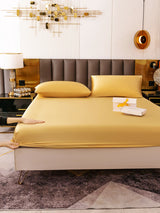 [Champagne] SilkSilky-AU 19Momme Bedding Set 005