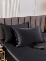 [Black] SilkSilky-AU 19Momme Pure Silk Pillowcase 003