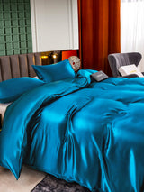 [Teal] SilkSilky-AU 25Momme Bedding Set 005