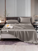 [Gray] SilkSilky-AU 22Momme Pure Silk Bedding Set 001,