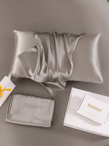 [Gray] SilkSilky-AU 19Momme Pure Silk Pillowcase 006