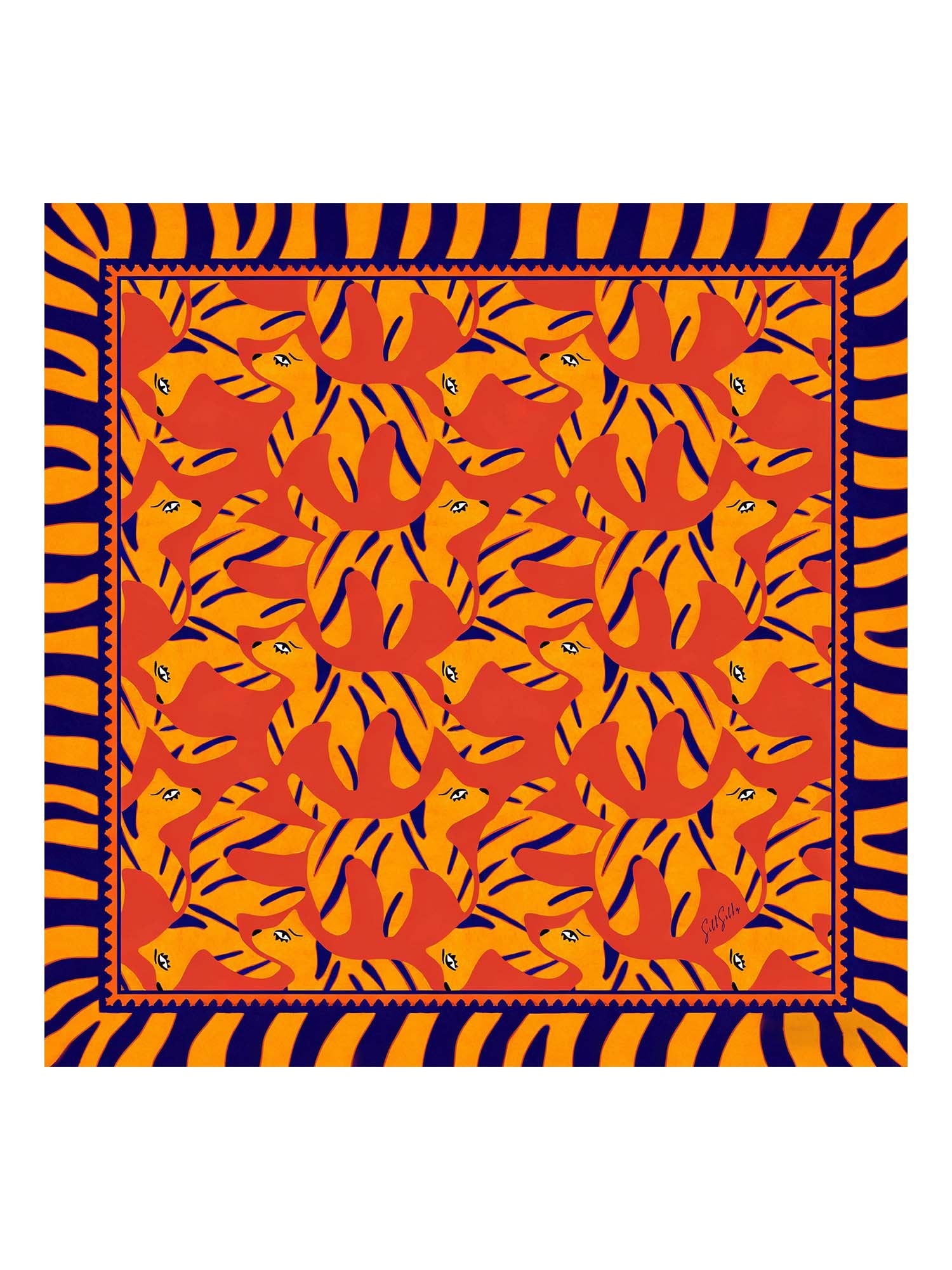 [Orange Dog] SilkSilky-AU Scarf 001