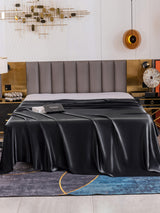 [Black] SilkSilky-AU 19Momme Sheet 002