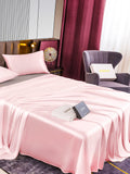 SilkSilky AU 22Momme Pure Silk Bedding Set Pink 004