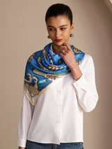 [Blue Fish] SilkSilky-AU Scarf 004