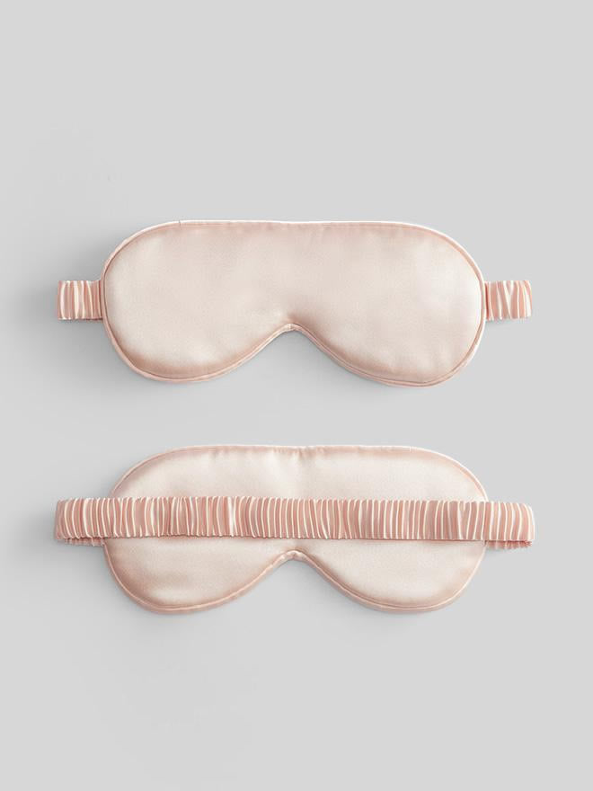 SilkSilky AU 19Momme Pure Silk Eye Mask Pink 004