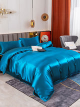 [Teal] SilkSilky-AU 19Momme Bedding Set 004