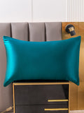 SilkSilky AU 22Momme Pure Silk Pillowcase Teal 004