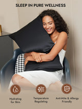 [Black] SilkSilky-AU 30Momme Pillowcase 005