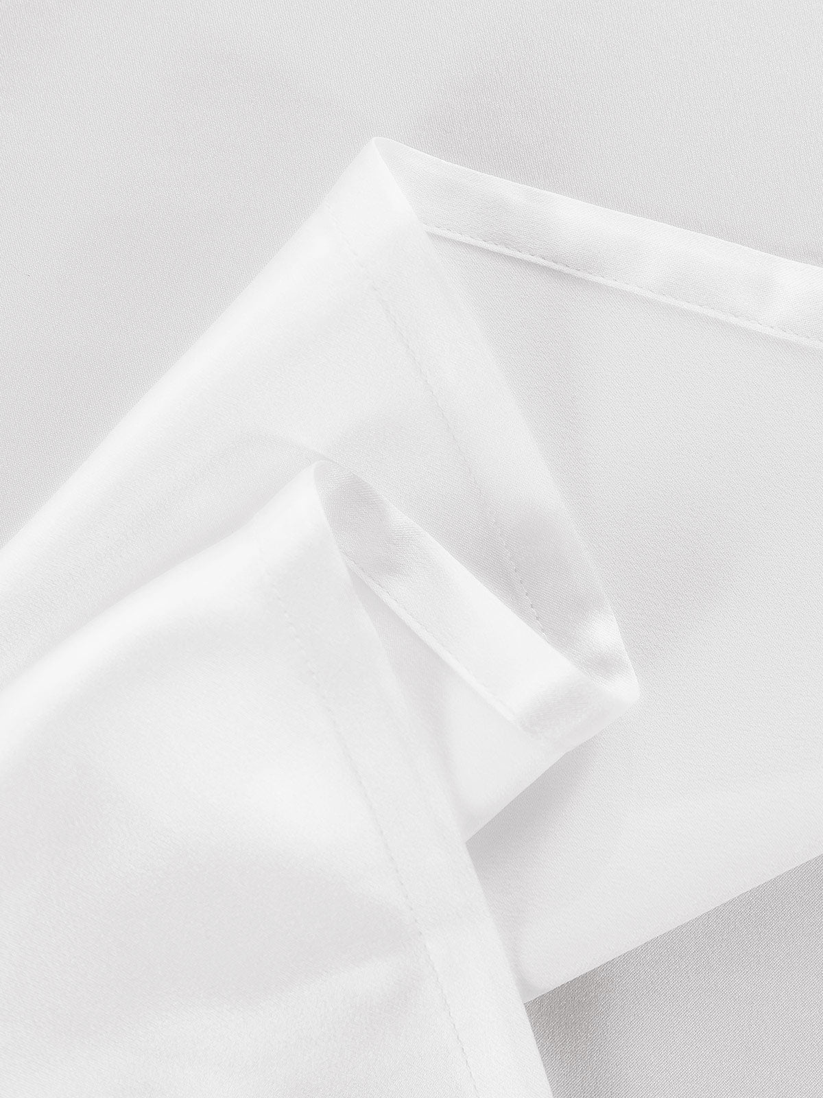 [White] SilkSilky-AU 25Momme Pure Silk Sheet 005