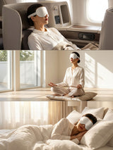 [Light Gray] SilkSilky-AU 22Momme Sleep Mask 008