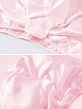 SilkSilky-AU Pure Silk Sleep Cap Pink 004