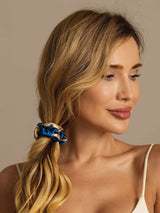 [Navy Dragon] SilkSilky-AU Scrunchie 002