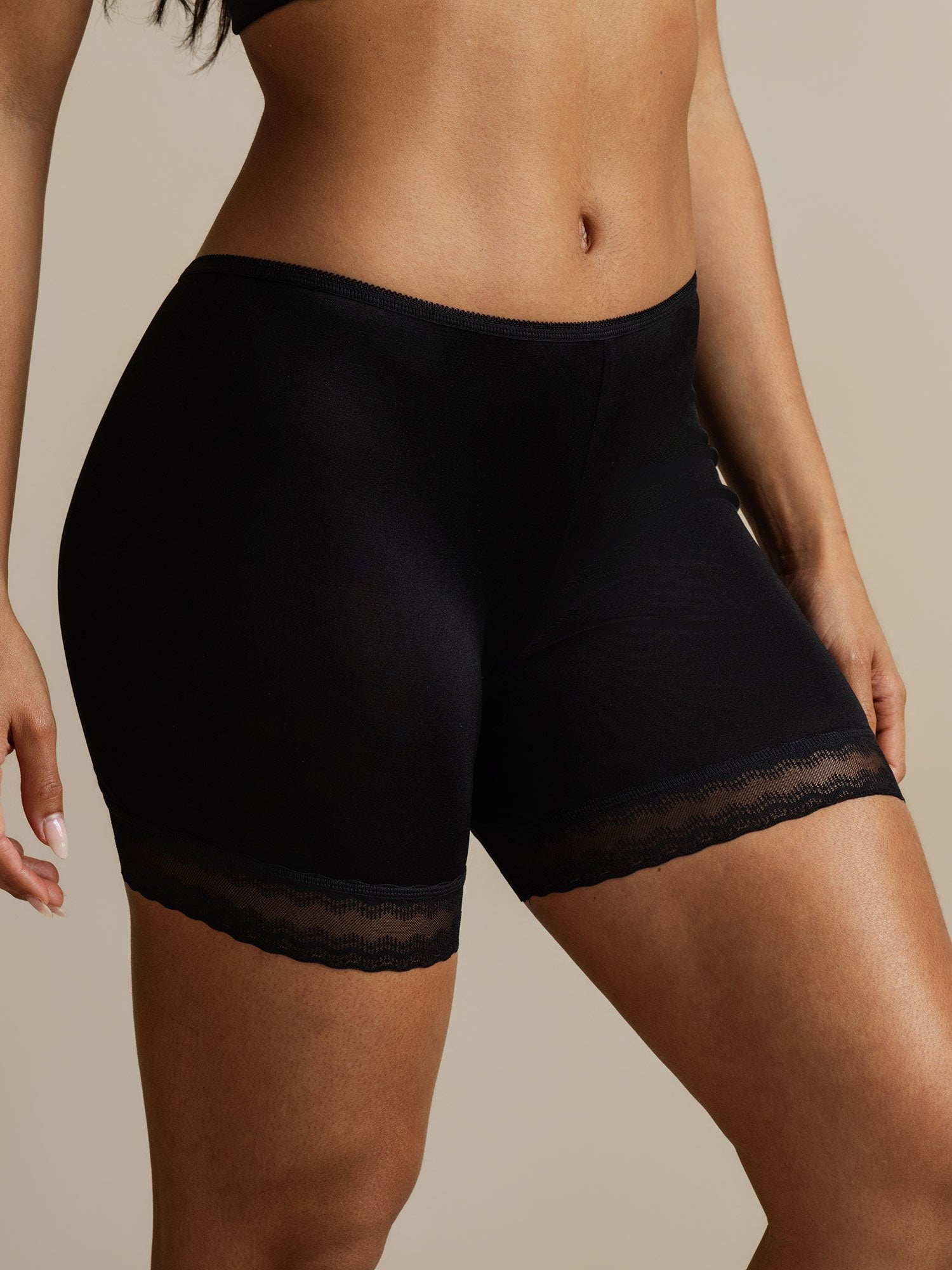 [Black] SilkSilky-AU Pure Silk Panty 006,