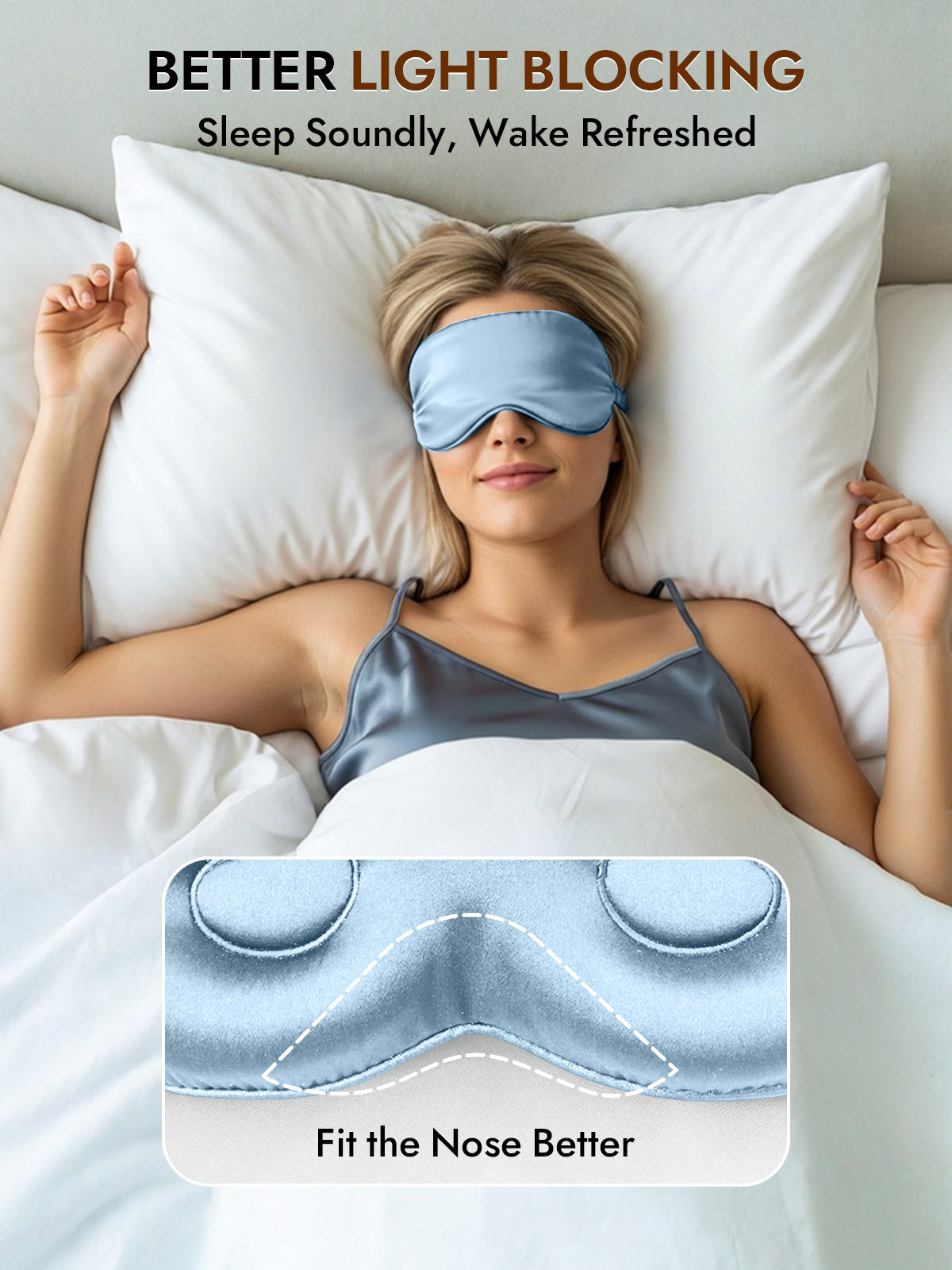 [Light Blue] SilkSilky-AU Eye Mask 003