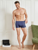 [Dark Blue] SilkSilky-AU 100% Silk Jersey Men's Underwear 003