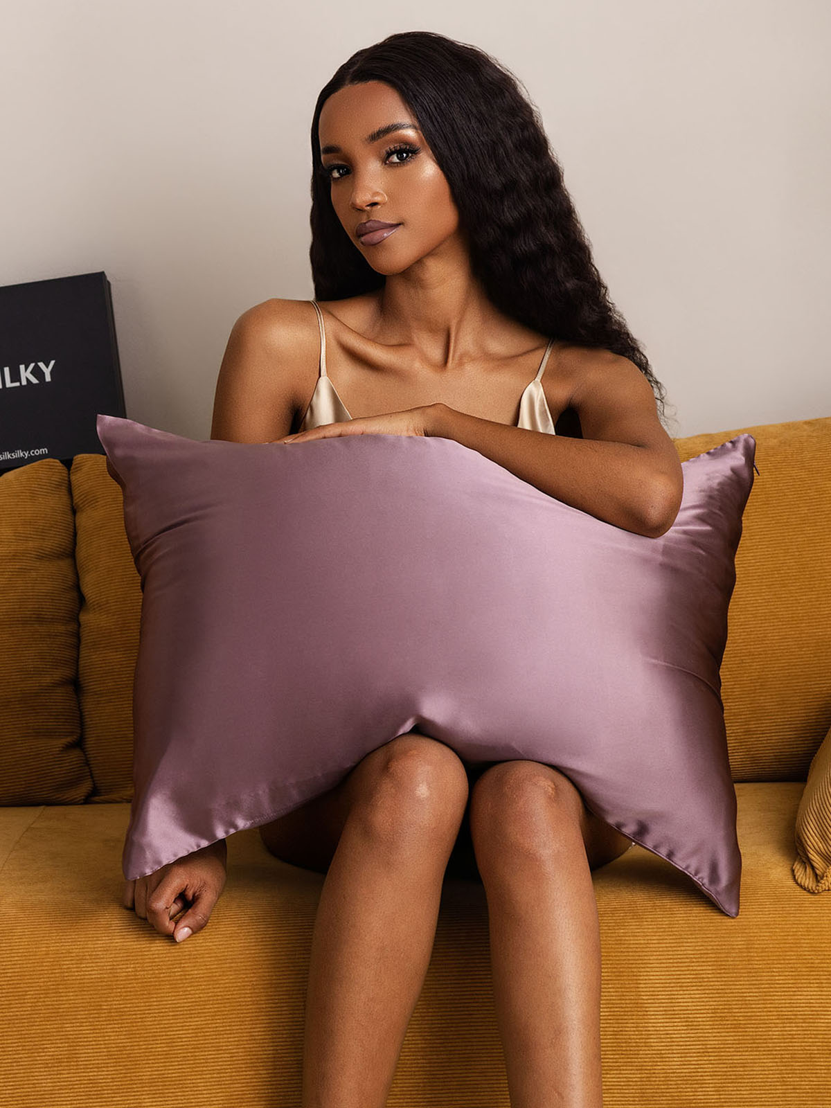 [Deep Purple] SilkSilky-AU 22Momme Pure Silk Pillowcase 001