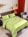 SilkSilky AU 19Momme Pure Silk Bedding Set MintGreen 001