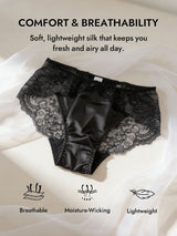 [Black] SilkSilky-AU Panty 003