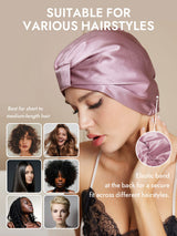 [Pale Mauve] SilkSilky-AU Sleep Cap 005