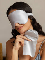 [Silver] SilkSilky-AU Sleep Mask 002