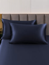 [Dark Blue] SilkSilky-AU 22Momme Pure Silk Pillowcase 001