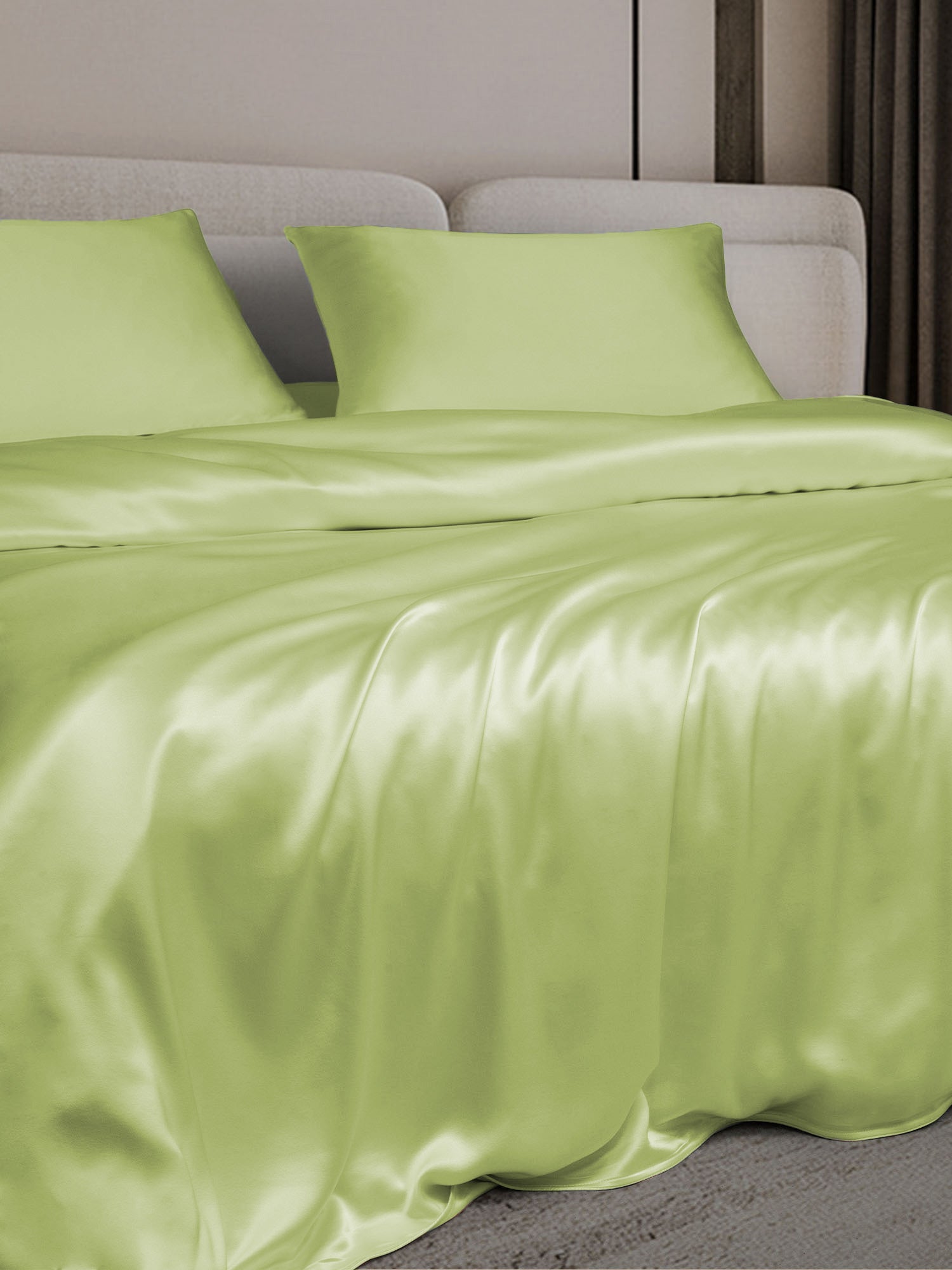 [Mint Green] SilkSilky-AU 19Momme Bedding Set 002
