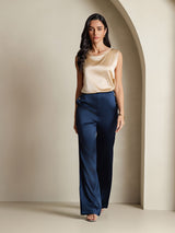 [Champagne] SilkSilky-AU Sleeveless Round Neck Camisole 006