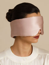 [PaleMauve+LightPink] SilkSilky-AU Sleep Mask 001