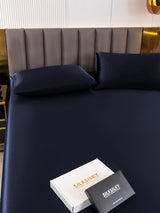 [Dark Blue] SilkSilky-AU 19Momme Bedding Set 005