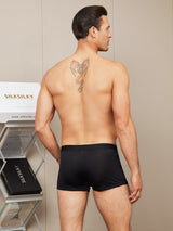 [Black] SilkSilky-AU 100% Silk Jersey Men's Underwear 002