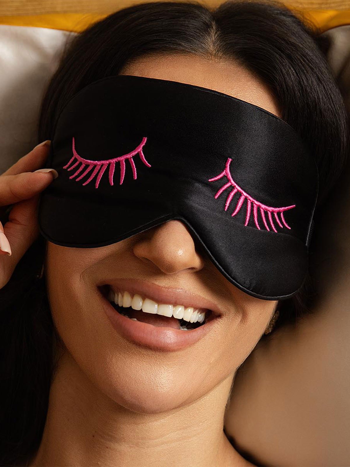 [PinkEyelashes] SilkSilky-AU Pure Silk Eye Mask 001