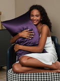 SilkSilky-AU 30Momme Pure Silk Pillowcase DeepPurple 001