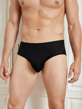 [Black] SilkSilky-AU 100% Silk Jersey Men's Underwear 004
