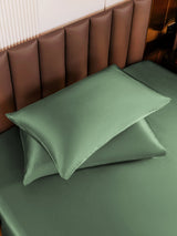 [Grayish Green] SilkSilky-AU 30Momme Pillowcase 005