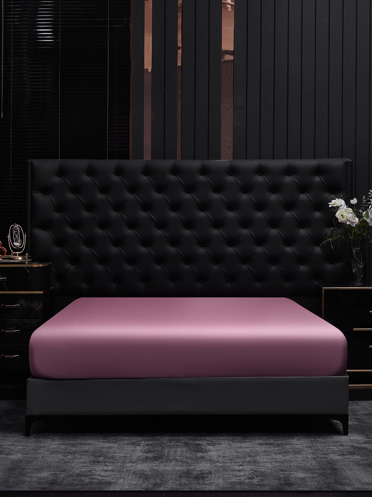 [Mauve Orchid] SilkSilky-AU 22Momme Pure Silk Sheet 001