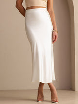 [Ivory] SilkSilky-AU Skirt 001