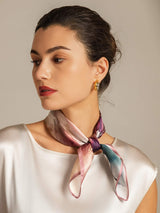 [P102] SilkSilky-AU Pure Silk Scarf 004,