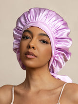 [Lavender] SilkSilky-AU Sleep Cap 001